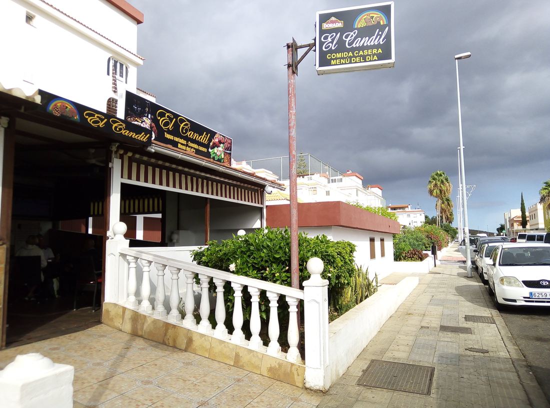 Rótulo del restaurante El Candil